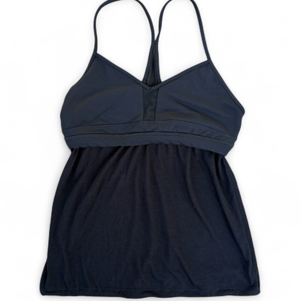 Alo Black Strappy Tank Top